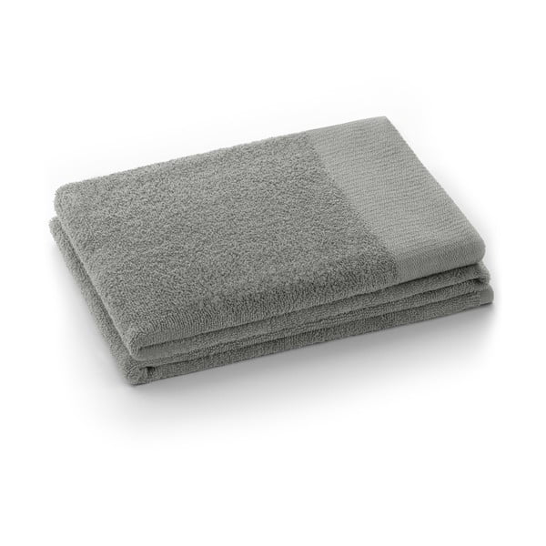 Szary bawełniany ręcznik frotte 50x100 cm Amari – Restilo