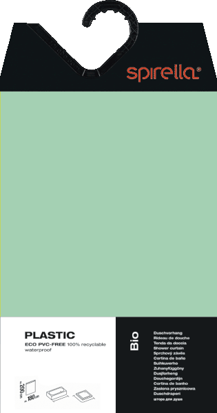 Zasłona prysznicowa 180x200 cm Bio – Spirella-image-2