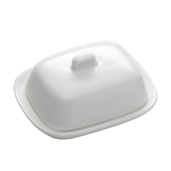 Biała porcelanowa maselniczka Basic – Maxwell & Williams