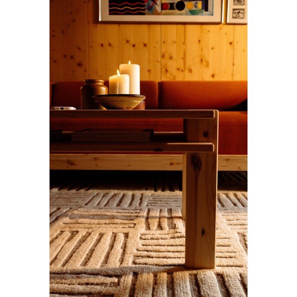 Stolik z litego drewna sosnowego w jasnym naturalnym kolorze 50x80 cm Tuck – Karup-image-3