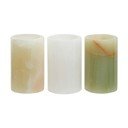 Kamienne świeczniki zestaw na świeczkę typu tealight 3 szt. Oleena – Premier Housewares