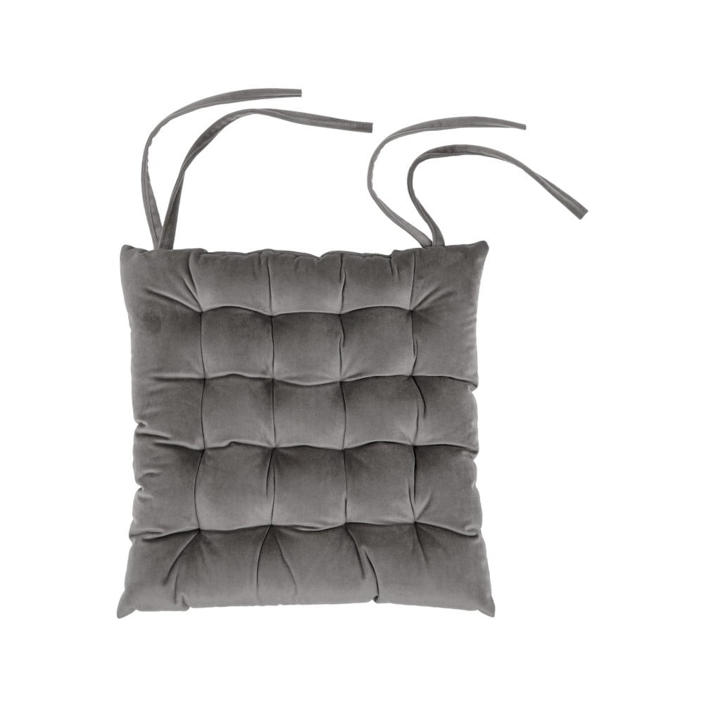 Ciemnoszara poduszka na krzesło Tiseco Home Studio Chairy, 37x37 cm