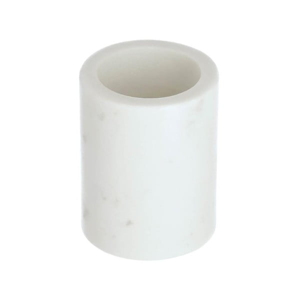 Biały marmurowy kubek na szczoteczki do zębów Elenei – Kave Home