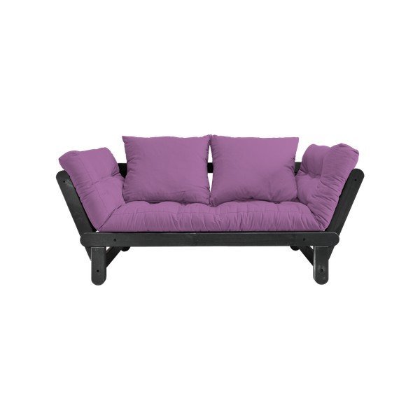 Sofa rozkładana Karup Beat Black/Taffy Pink-image-2