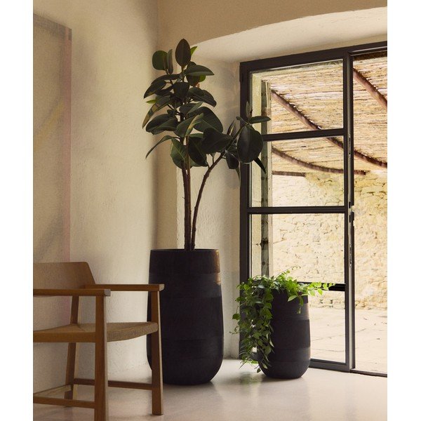 Osłonki na doniczki zestaw z cementu ø 45 cm Tival – Kave Home-image-1
