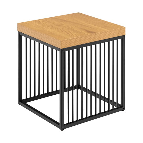 Stolik z blatem w dekorze dębu 40x40 cm Strington – Actona-image-3