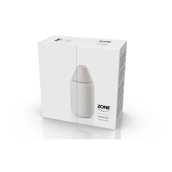 Jasnoszary silikonowy dozownik do mydła 300 ml Singles – Zone-image-4