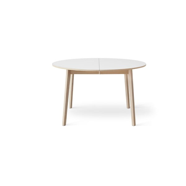 Rozkładany stół z białym blatem Hammel Single Ø130