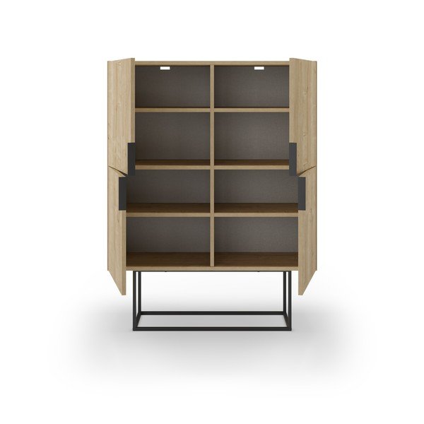 Szafka w dekorze dębu 100x130 cm Titan – Marckeric-image-3