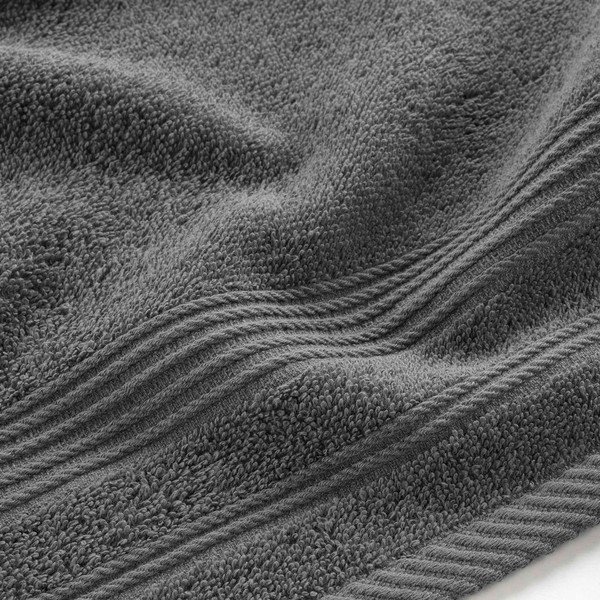 Ciemnoszary bawełniany ręcznik frotte 30x50 cm Tendresse – douceur d'intérieur-image-2
