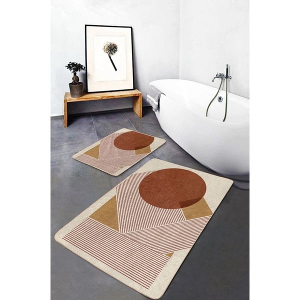 Aksamitne dywaniki łazienkowe zestaw 2 szt. 60x100 cm – Mila Home-image-1