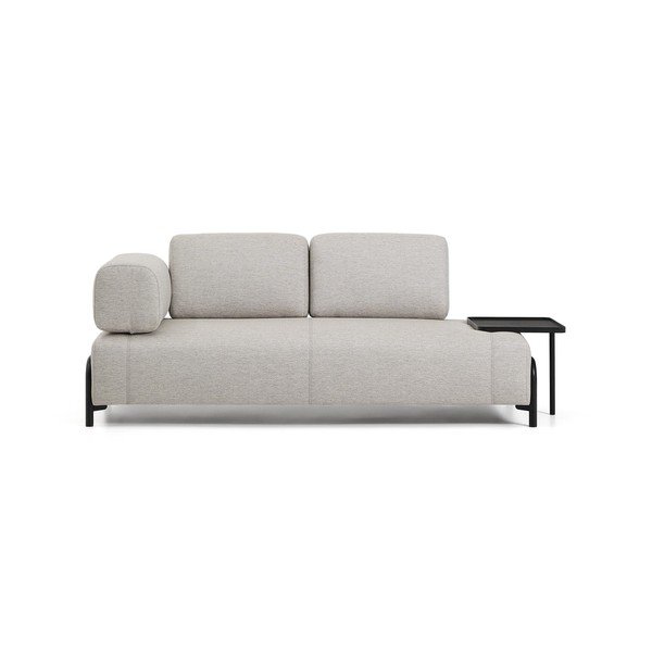 Szarobeżowa sofa modułowa 220 cm Compo – Kave Home
