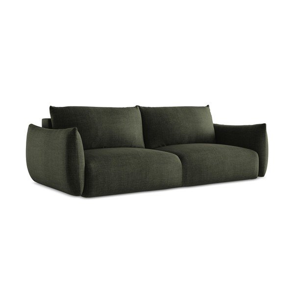 Zielona rozkładana sofa 230 cm Leila – Makamii-image-2