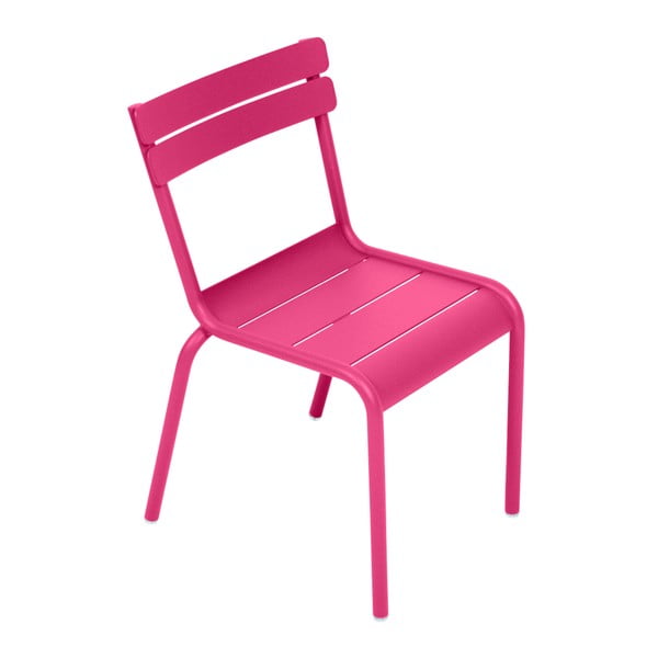 Różowe krzesło dziecięce Fermob Luxembourg