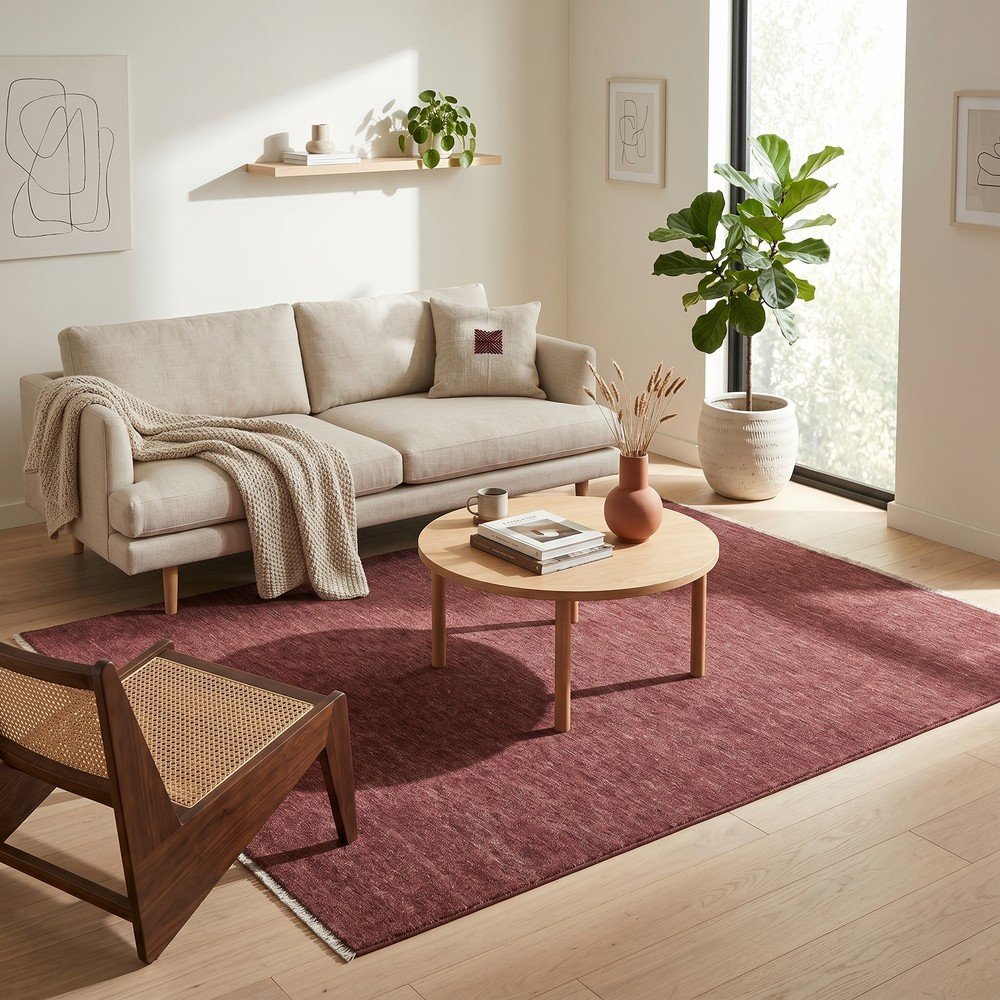 Bordowy dywan 160x230 cm Puro – ESTE (zdjęcie 9)