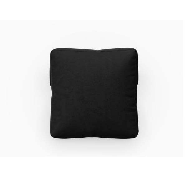 Czarna aksamitna poduszka do sofy modułowej Rome Velvet – Cosmopolitan Design-image-1