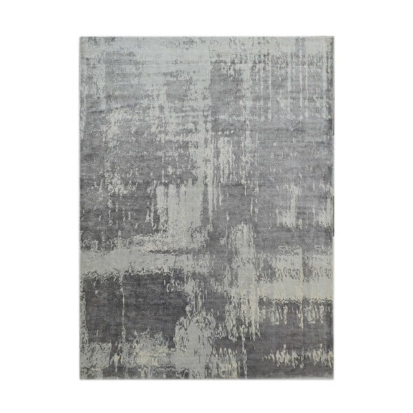 Szary dywan z wiskozy The Rug Republic Woodward, 230x160 cm