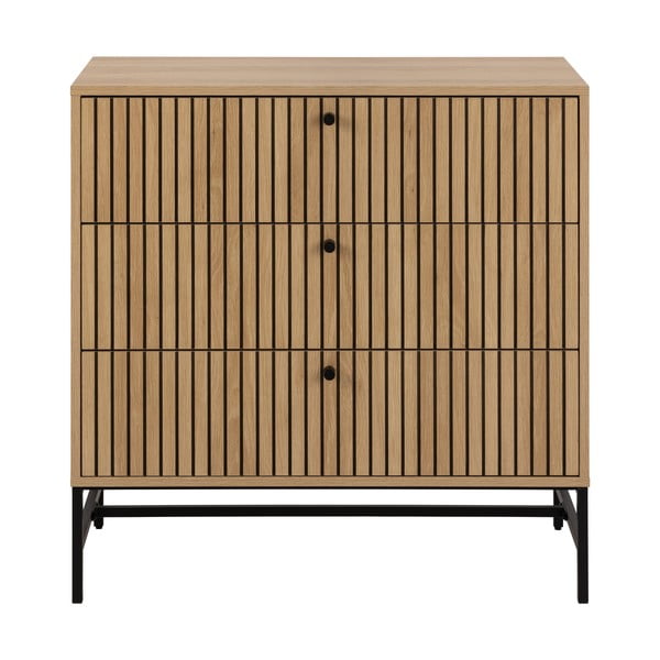 Komoda w dekorze dębu w naturalnym kolorze 81x80x40 cm Albany  – Actona