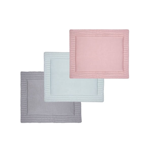 Różowa bawełniana mata Kindsgut Mat, 70x90 cm-image-4