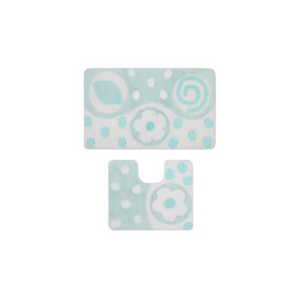 Zestaw 2 dywaników łazienkowych Confetti Bathmats Mindos, 50x60 cm