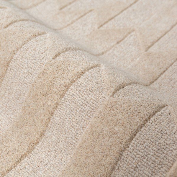 Zielony/w naturalnym kolorze wełniany dywan tkany ręcznie 200x290 cm Apex Border Wool – Flair Rugs-image-4