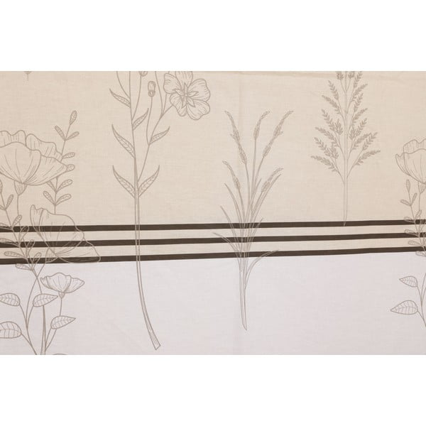 Beżowa bawełniana pościel jednoosobowa 140x200 cm Pine – Mijolnir-image-3