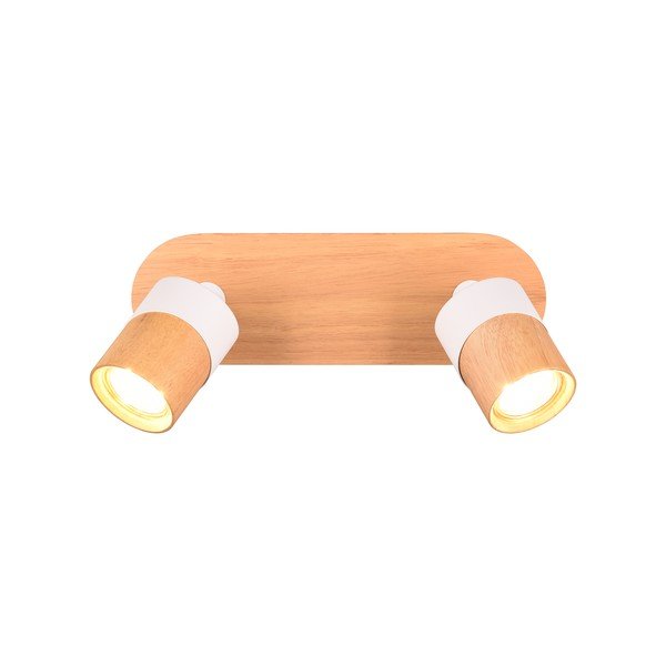 Biało-brązowa lampa sufitowa ø 6 cm Aruni – Trio-image-1