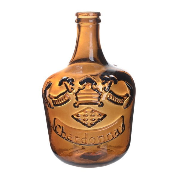 Wazon szklany Chardonnay, 30 cm, pomarańczowy