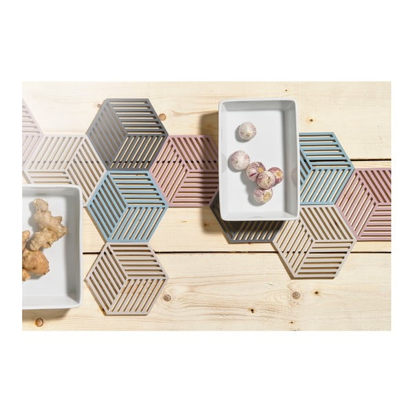 Silikonowa podkładka pod garnek 24x14 cm Hexagon − Zone-image-1