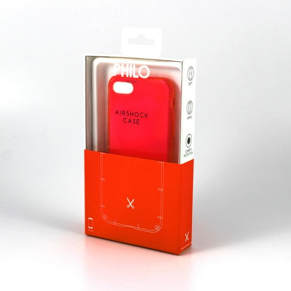 Czerwone etui na iPhone 7 i 8 z zabezpieczeniem Air Shock Philo Smart