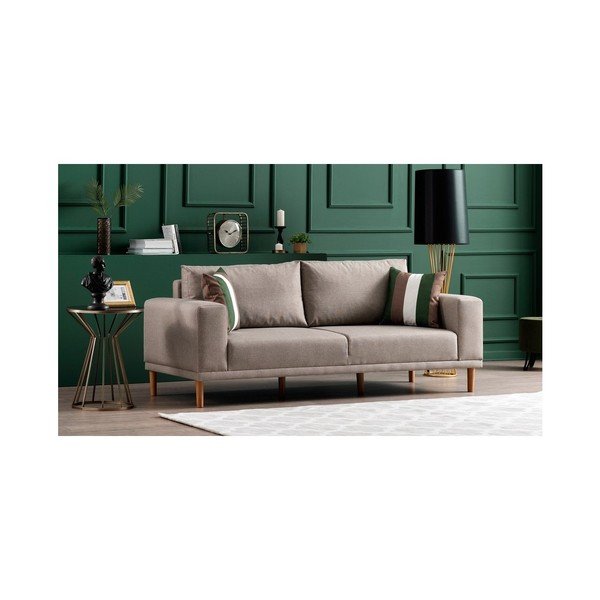 Kremowa sofa 3-osobowa Franz-image-3