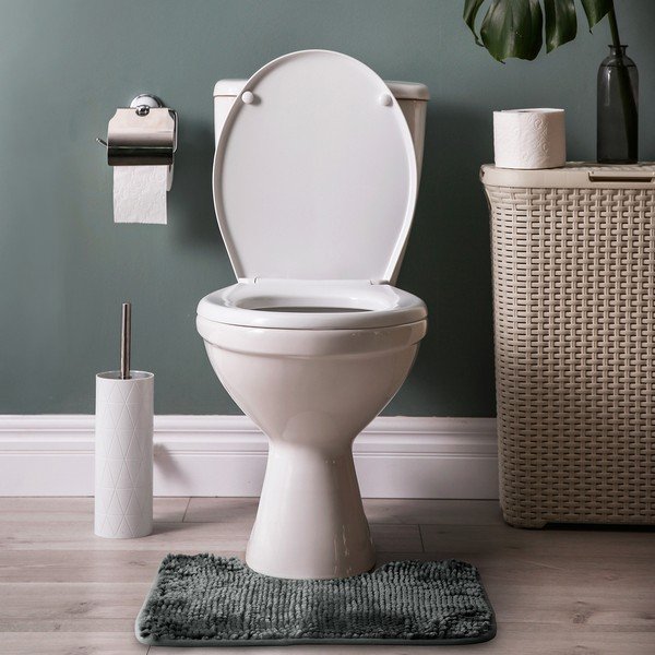 Zestaw 2 ciemnoszarych dywaników łazienkowych AmeliaHome Bati-image-4