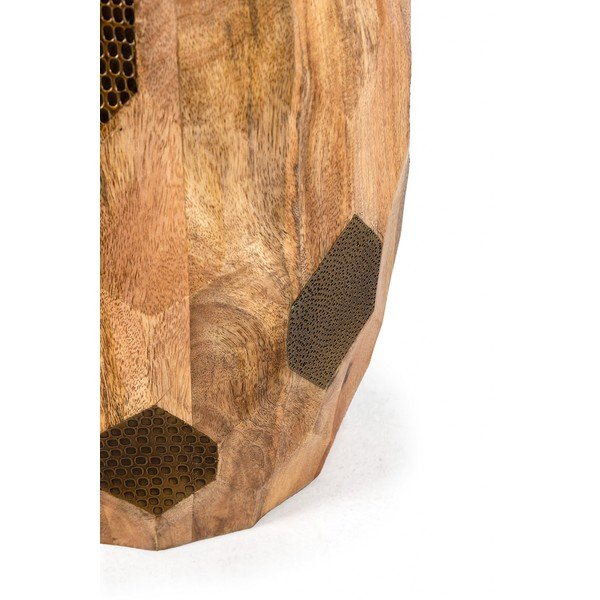 Okrągły stolik z litego drewna mango ø 29 cm Fabia – MOME-image-2