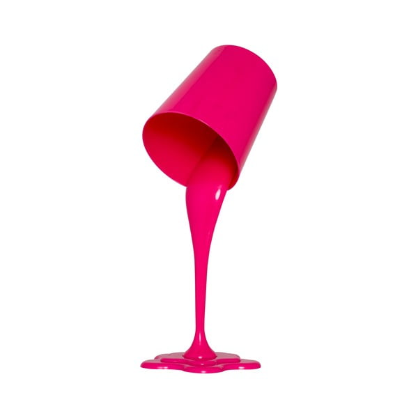 Różowa lampa stołowa Homemania Decor Ximena