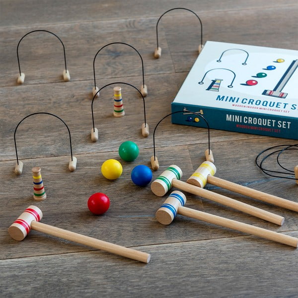 Krykiet stołowy Mini Croquet Set – Rex London-image-1