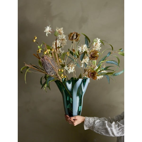 Zielony szklany ręcznie wykonany wazon (wysokość 32 cm) Lettice – Bloomingville-image-2