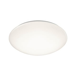 Biała okrągła lampa sufitowa LED Trio Putz, średnica 40 cm