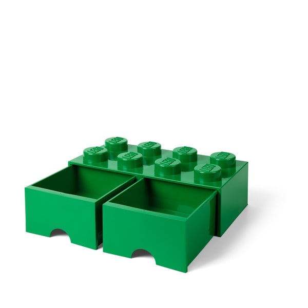 Zielony pojemnik z 2 szufladami LEGO®-image-3