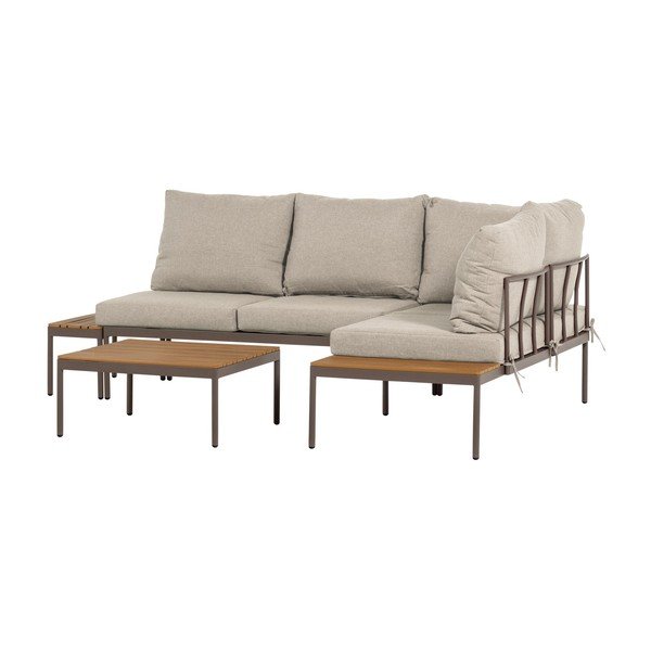 Beżowy zestaw mebli ogrodowych dla 4 osób Zaro – WOOOD-image-3