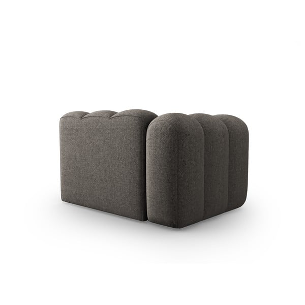 Ciemnoszary moduł sofy (lewostronny) Lupine – Micadoni Home-image-3