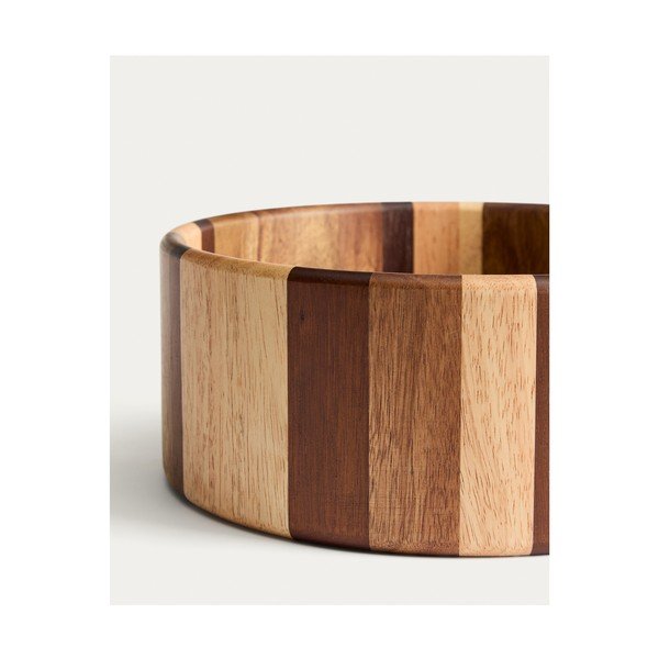 Drewniana miska do serwowania w naturalnym kolorze Nover – Kave Home-image-3