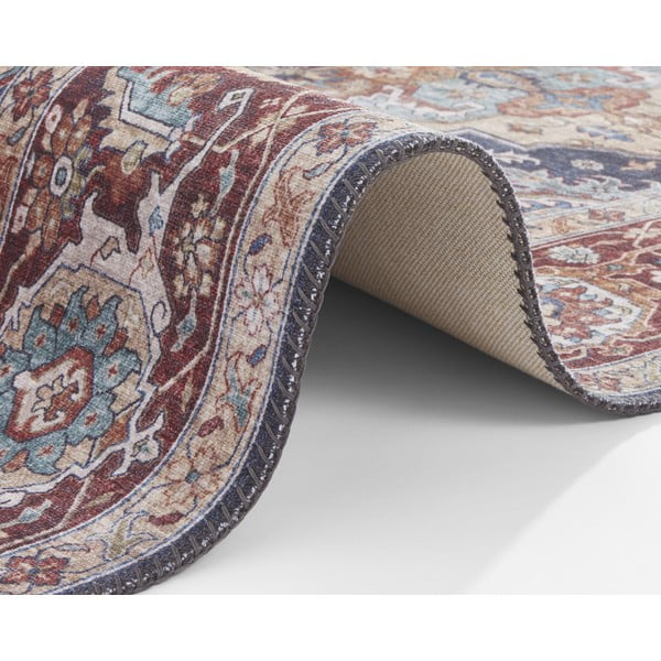 Czerwono-granatowy dywan Nouristan Sylla, 80x150 cm-image-4