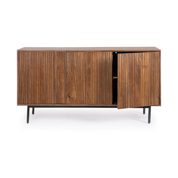 Komoda z litego drewna mango w naturalnym kolorze 140x75x40 cm Tadita – Bizzotto-image-4
