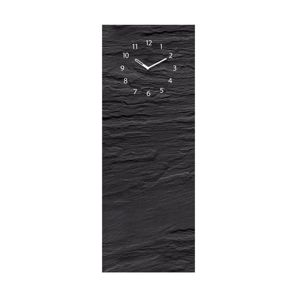 Tablica magnetyczna z zegarem Eurographic Black Slate, 30x80 cm-image-2