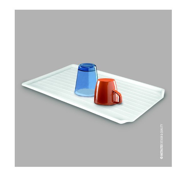 Biały ociekacz do naczyń Metaltex Bac-image-1