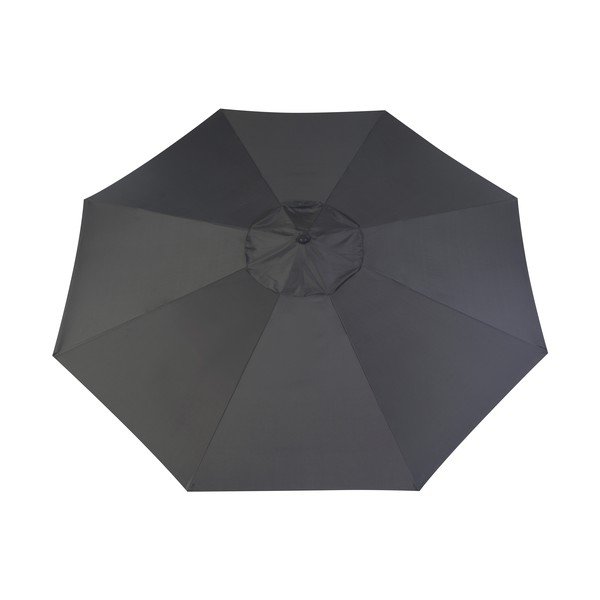 Szary parasol ogrodowy ø 350 cm Roja – Rojaplast-image-2