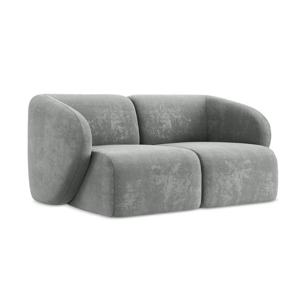 Szara sofa z tkaniny szenilowej 174 cm Lani – Makamii-image-1