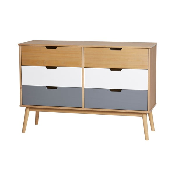 Komoda z litego drewna sosnowego Marckeric Cusco, szer. 120 cm-image-2