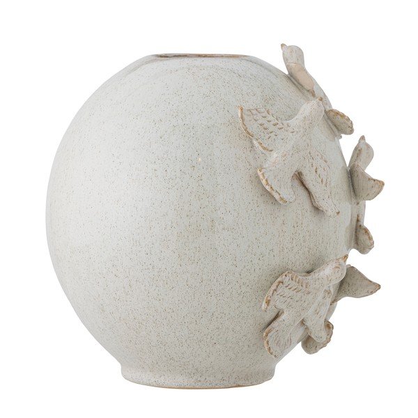 Kremowy kamionkowy wazon (wysokość 25 cm) Abira – Bloomingville-image-4