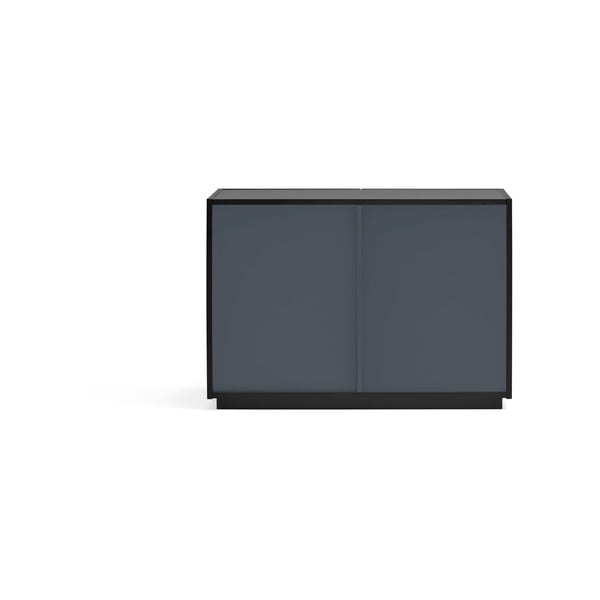 Czarna niska komoda 100x70 cm Doric – Teulat-image-4